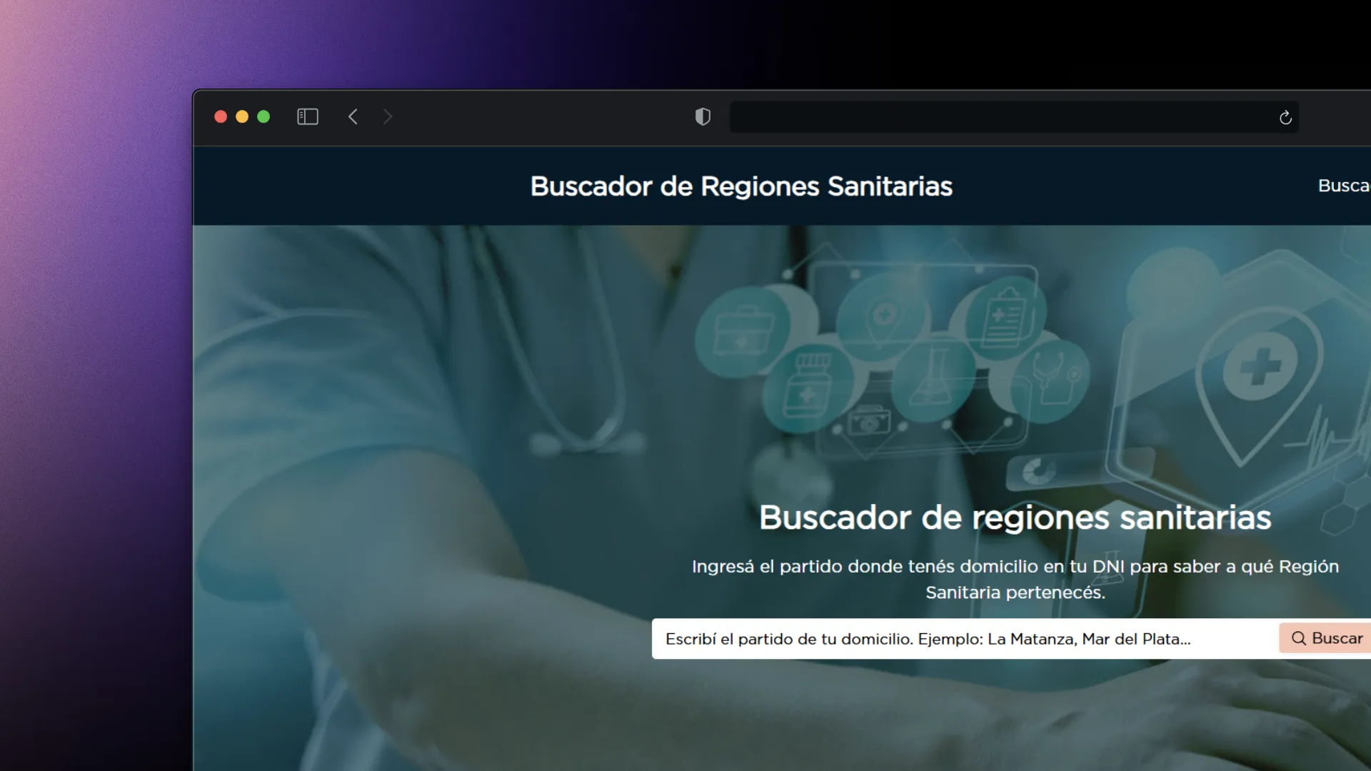 Healthcare Region Search System